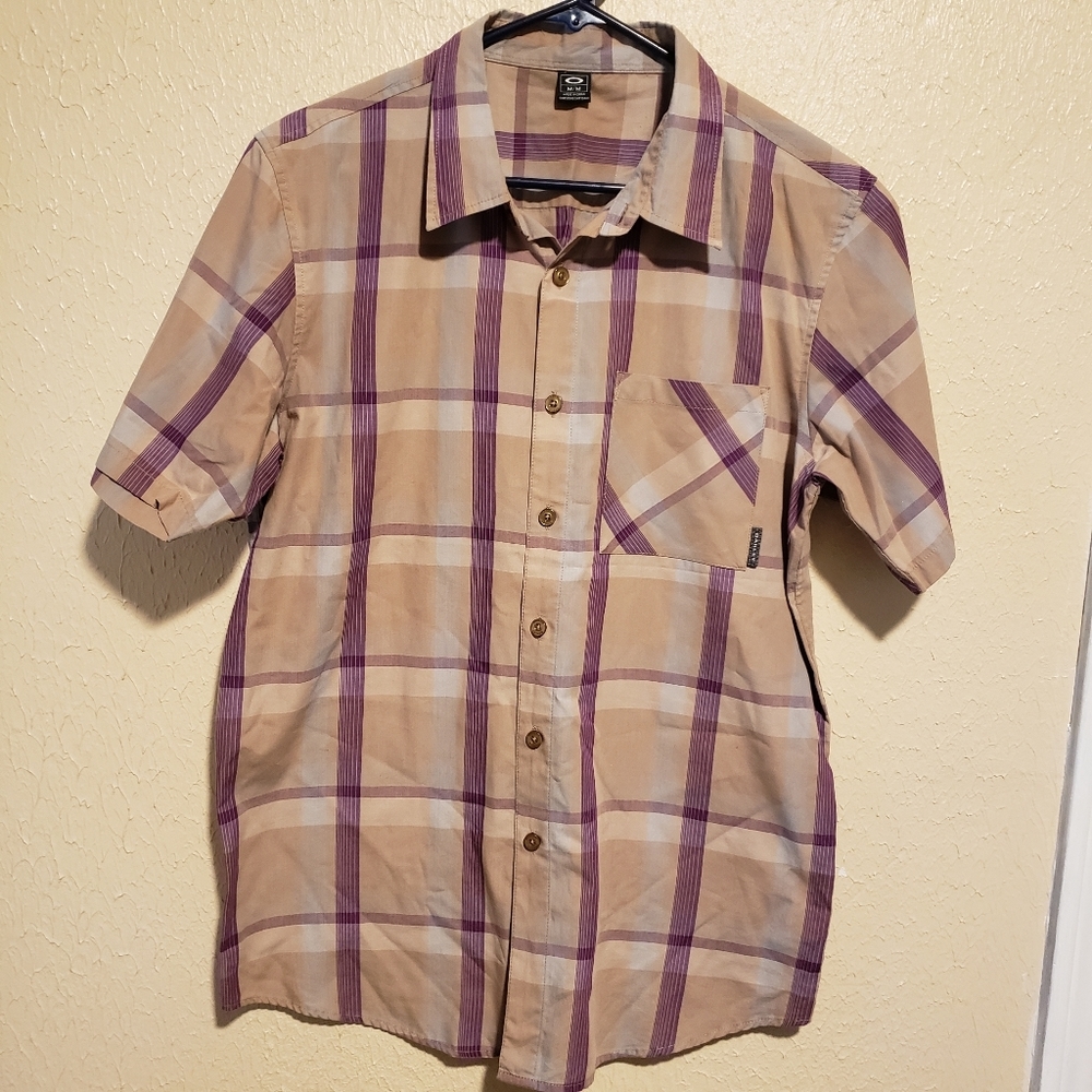 Oakley‎ Button Down Collared Shirt Size Medium